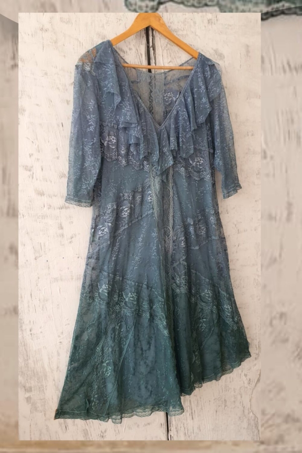 vestido longuete renda manguinha - Image 6
