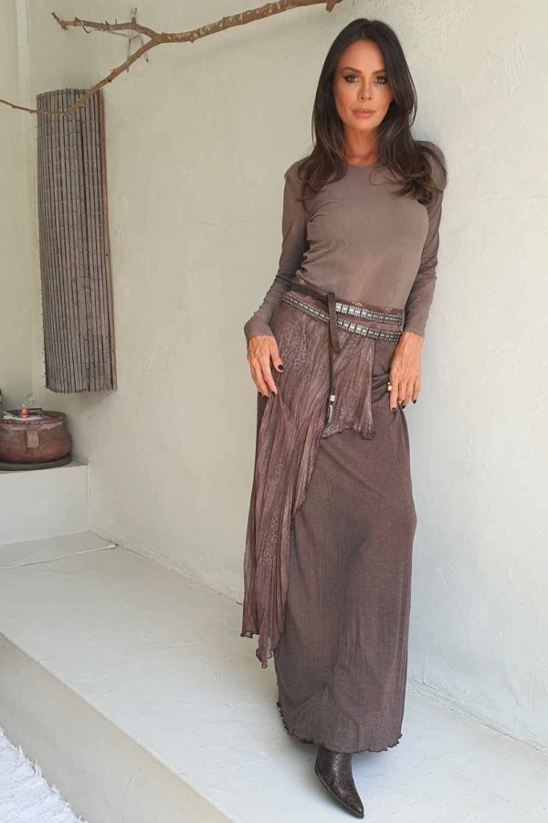 saia longa boho chic