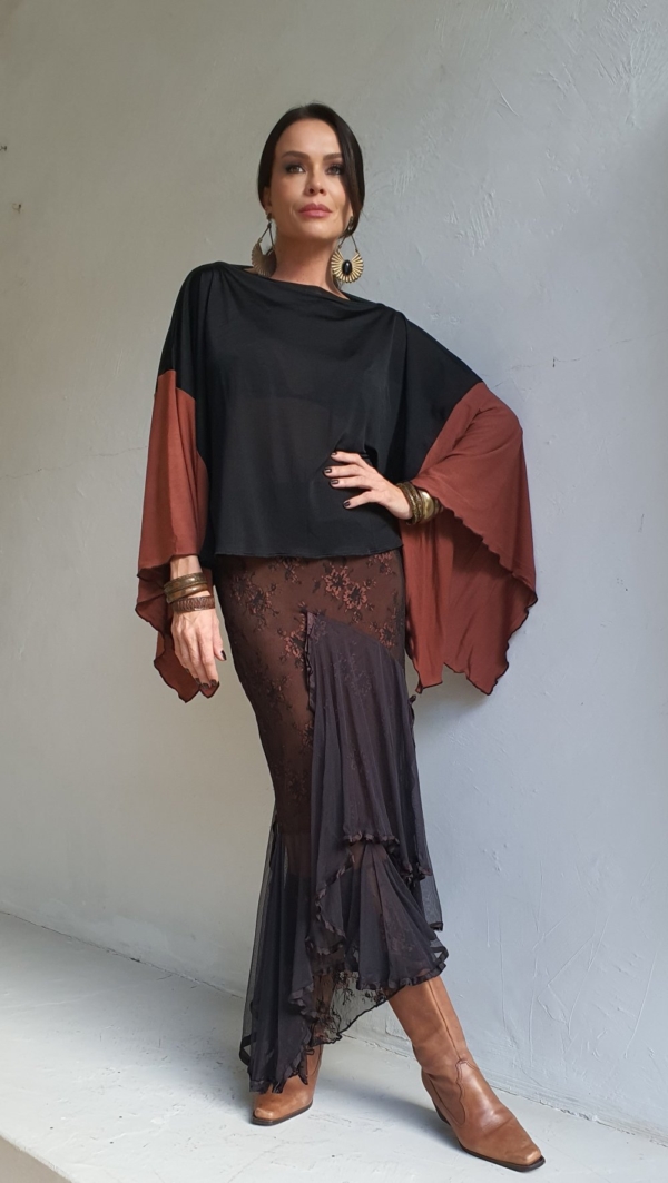 Conjunto de saia e blusa ampla - Image 2