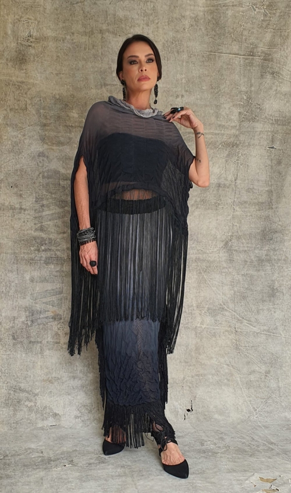 Conjunto de saia e blusa franjas - Image 4
