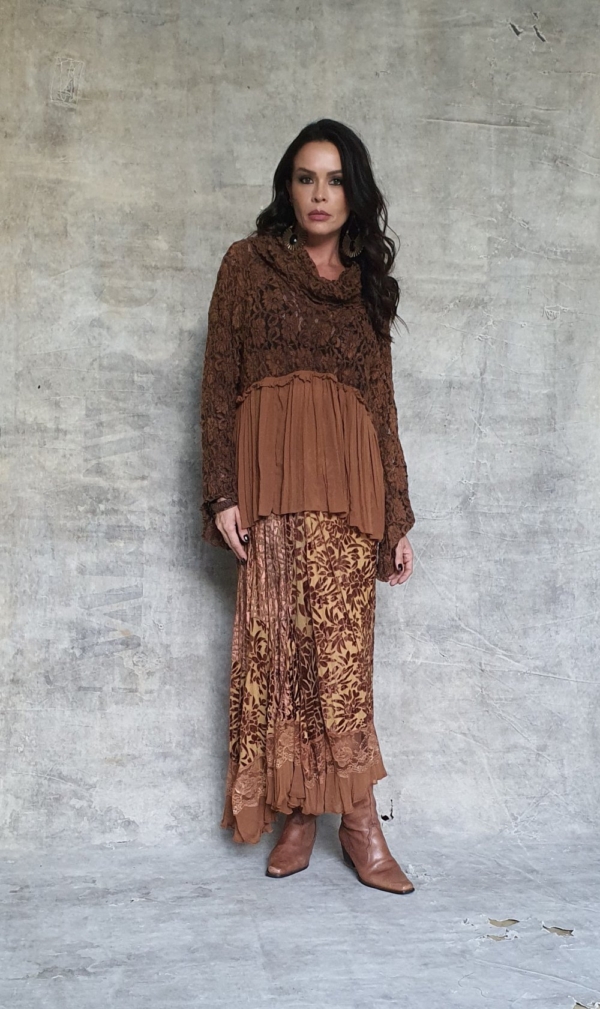 Conjunto de saia e blusa gola boba - Image 3