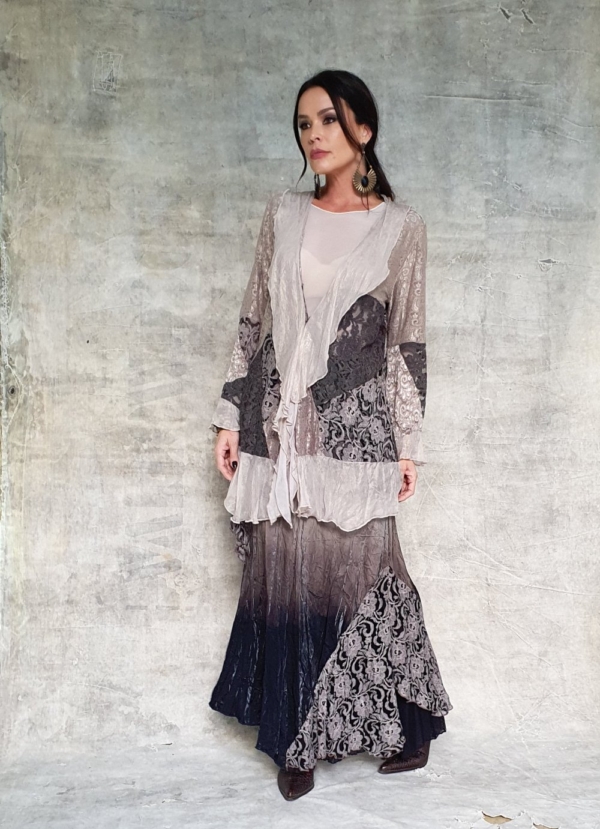 Conjunto de saia e casaco boho chic - Image 6