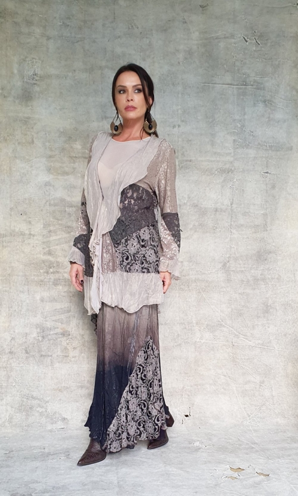 Conjunto de saia e casaco boho chic - Image 3
