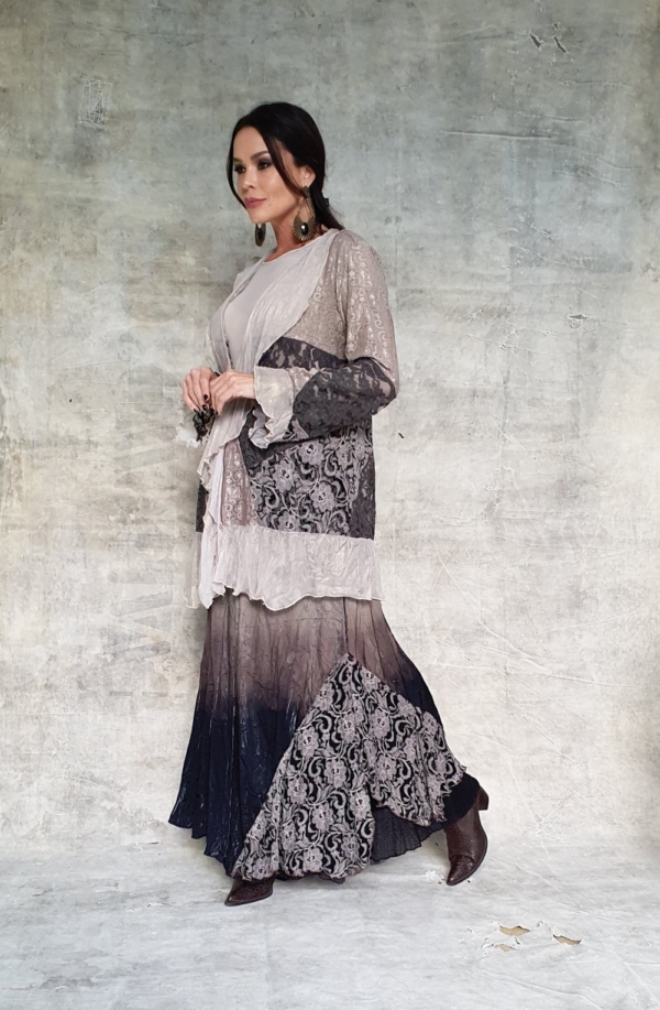 Conjunto de saia e casaco boho chic - Image 4