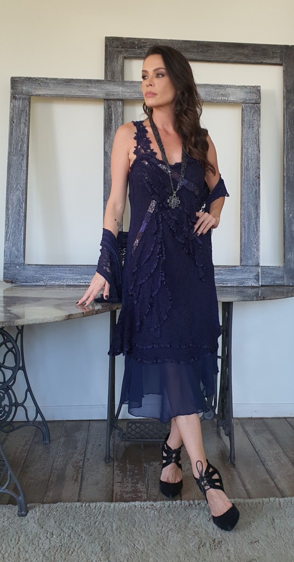 Vestido longuete renda - Image 2