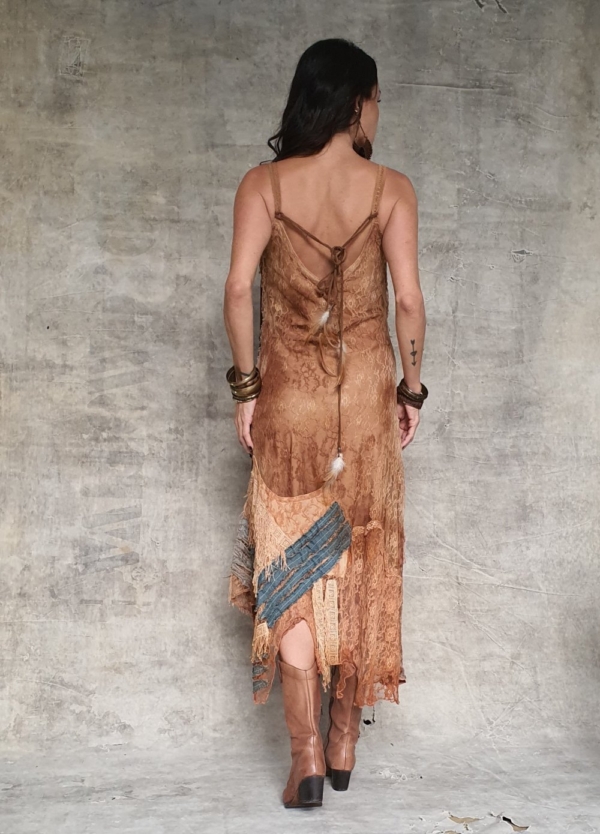 Vestido midi etnico - Image 6