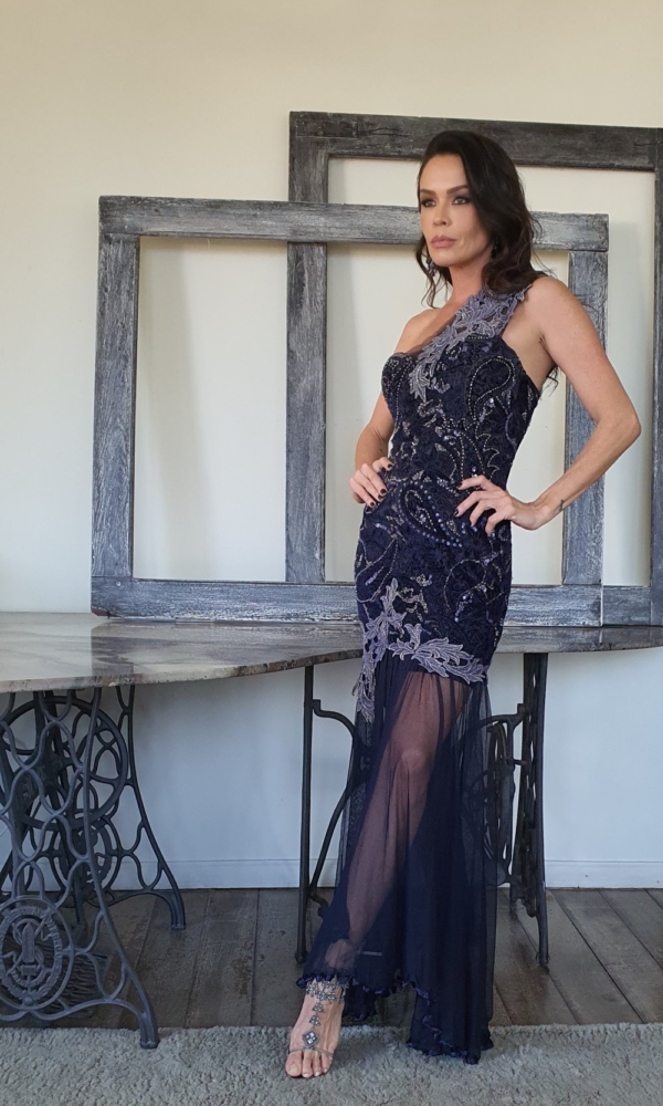 Vestido longo de festa
