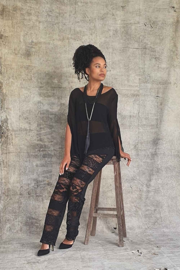 conjunto de calça e blusa black - Imagem 2
