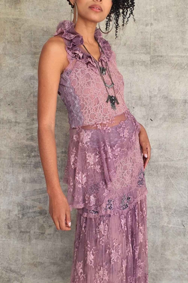 conjunto de saia e blusa renda - Imagem 6