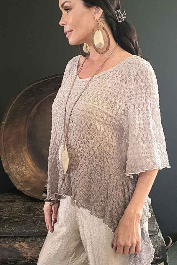 blusa de pontas degradé - Imagem 4