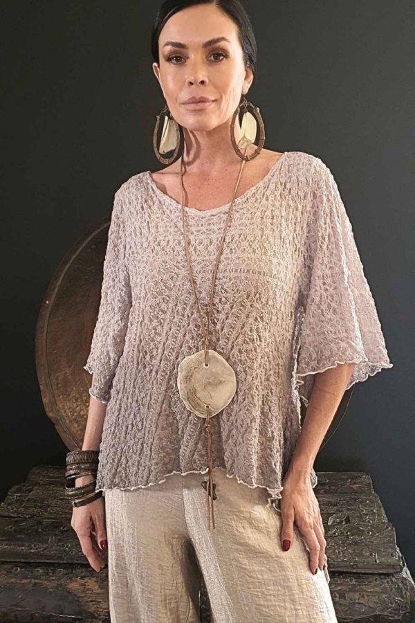 blusa de pontas degradé - Imagem 2