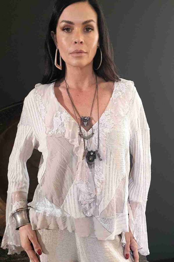 blusa patchwork off - Imagem 3