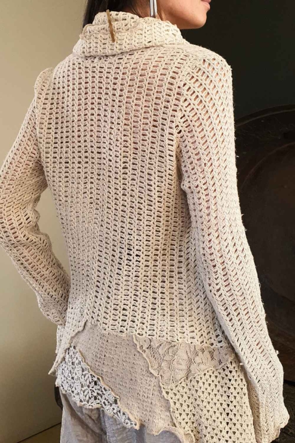 blusa tricot gola rolê - Imagem 5