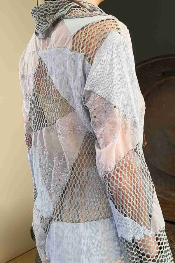 blusa patchwork denin - Imagem 2