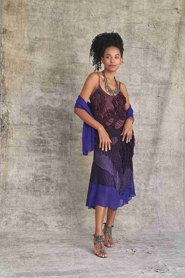 vestido longuete de alcinha hippie chic