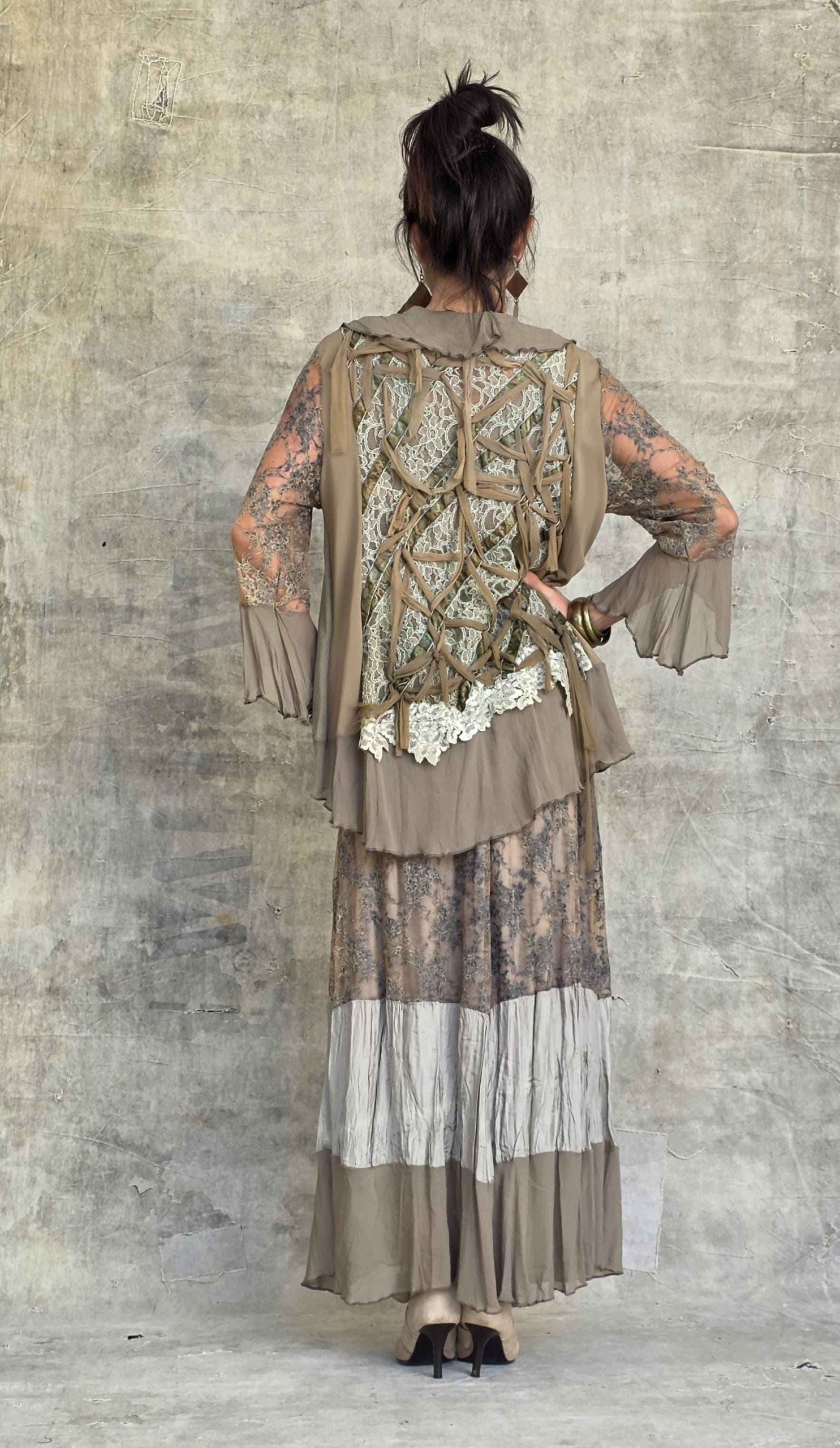 conjunto boho trama artesanal - Imagem 3