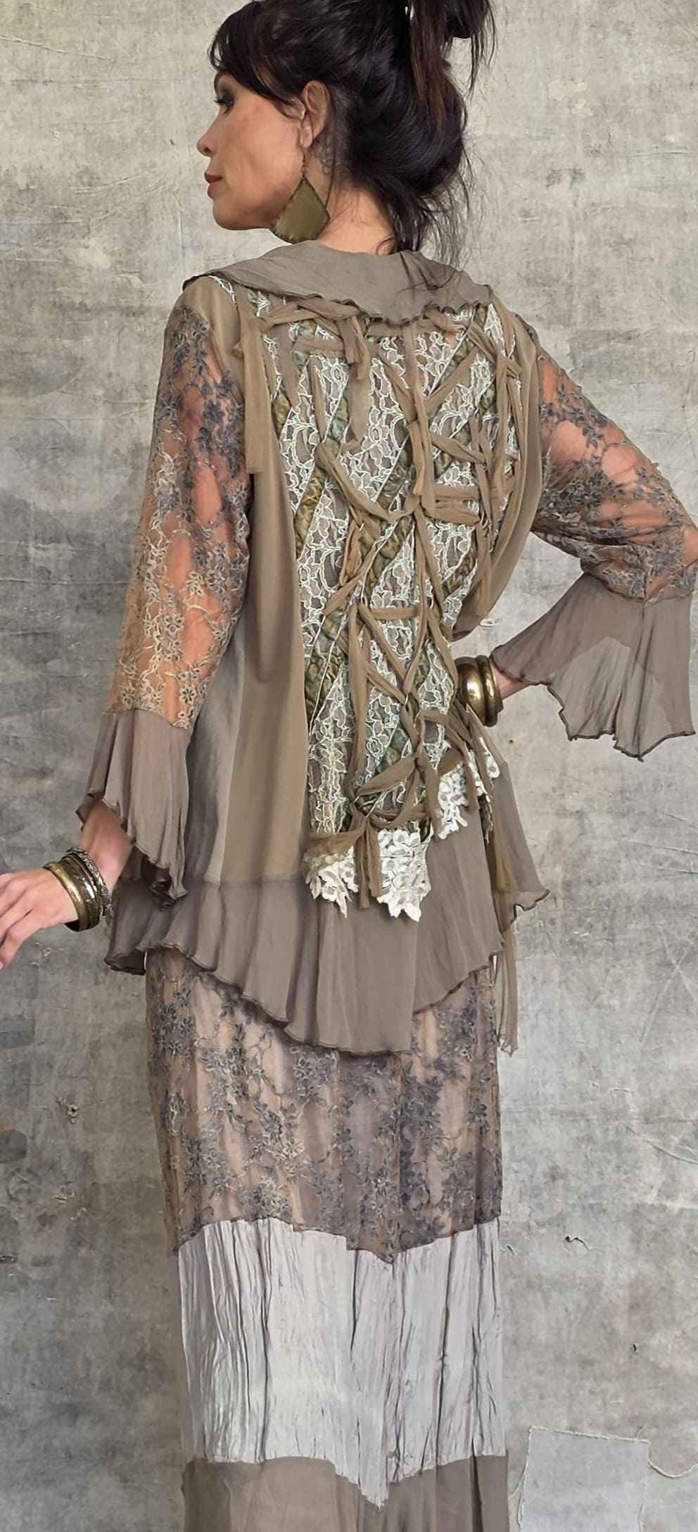 conjunto boho trama artesanal - Imagem 7