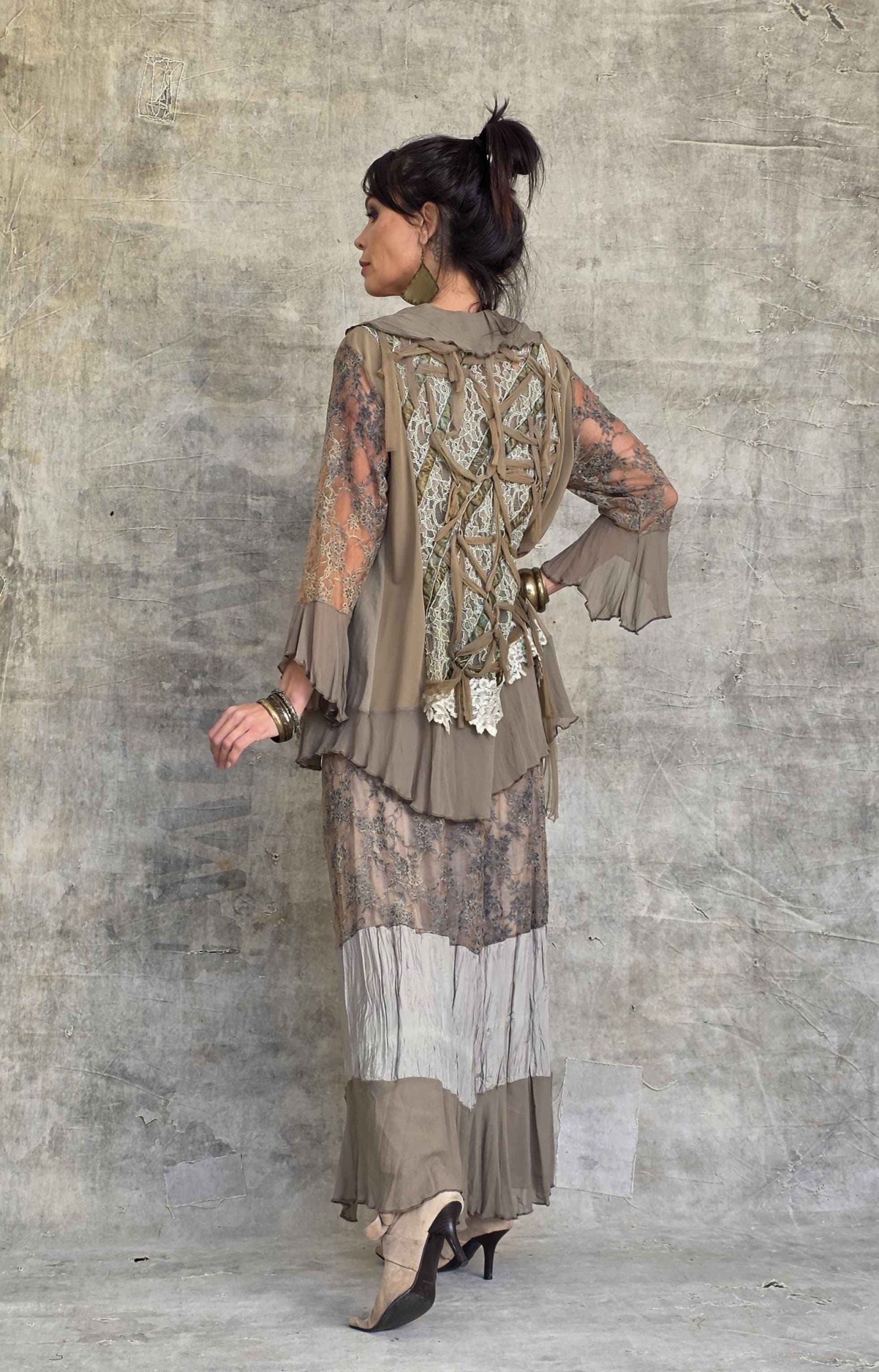 conjunto boho trama artesanal - Imagem 2
