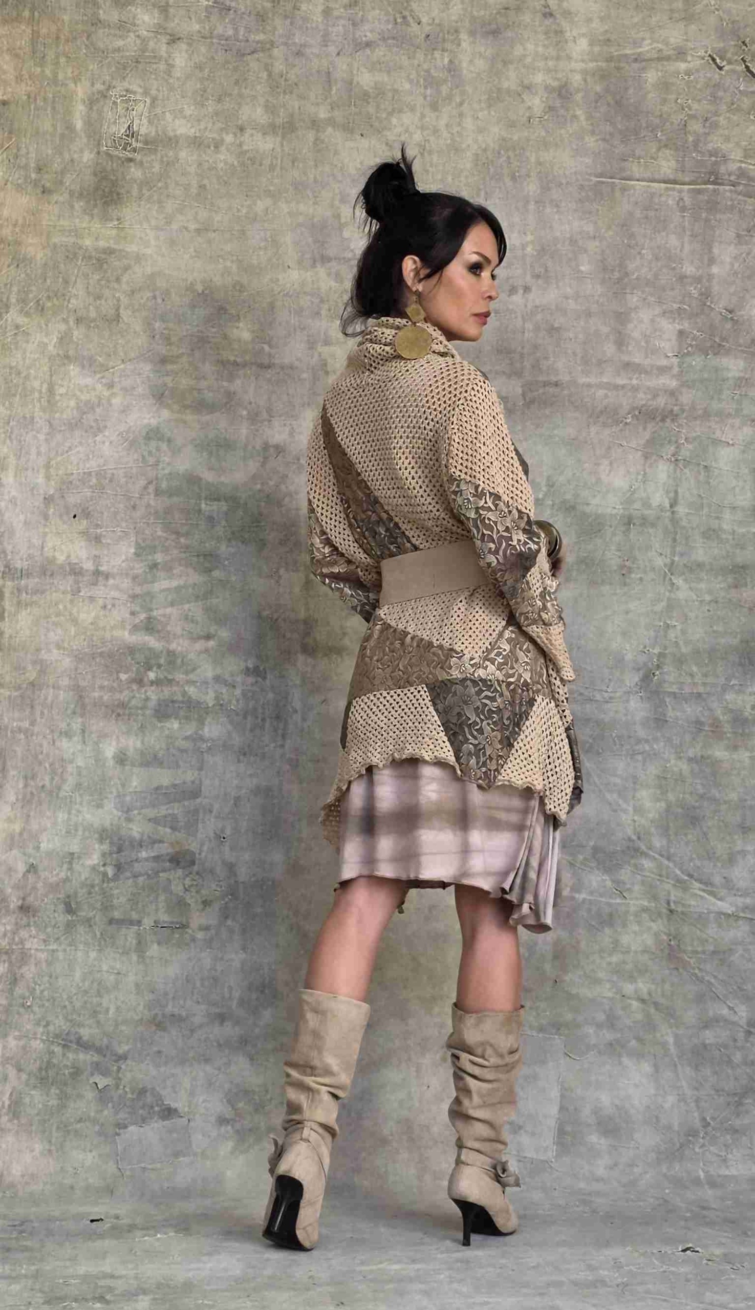 vestido curto patchwork - Imagem 3