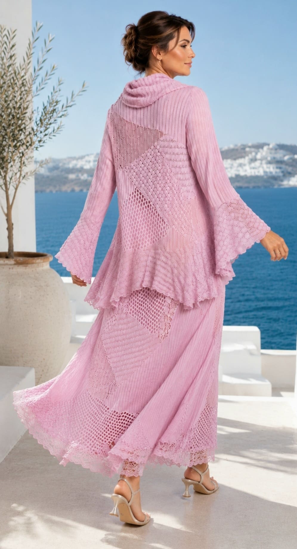 conjunto pé na areia rosa - Imagem 2