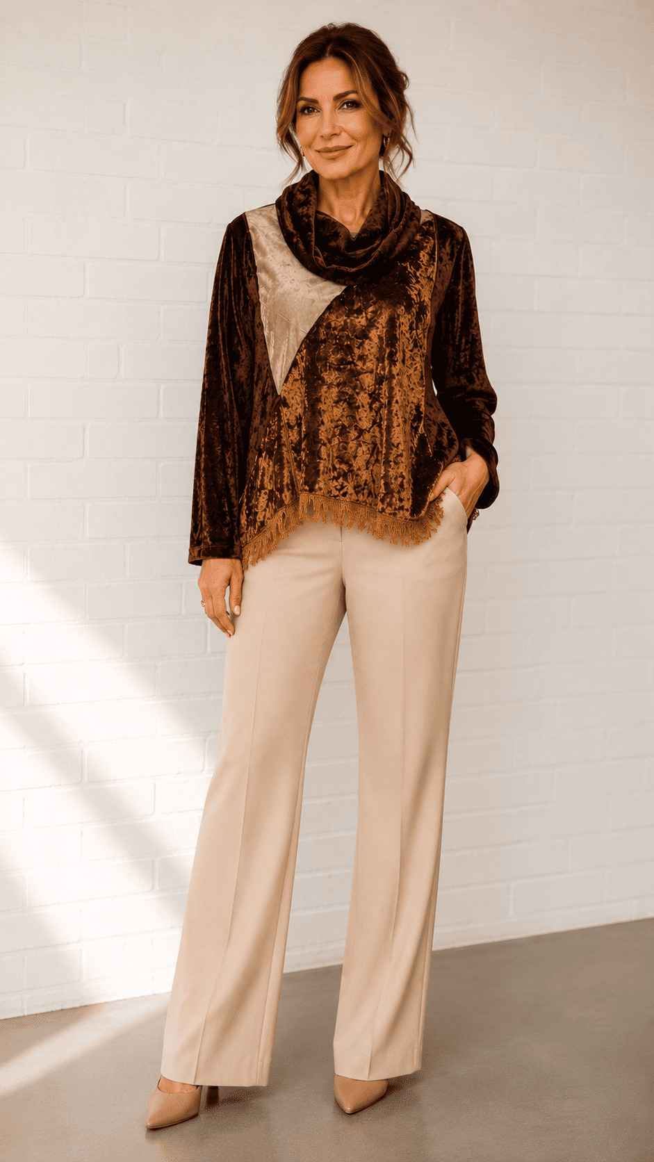 blusa patchwork gola boba veludo