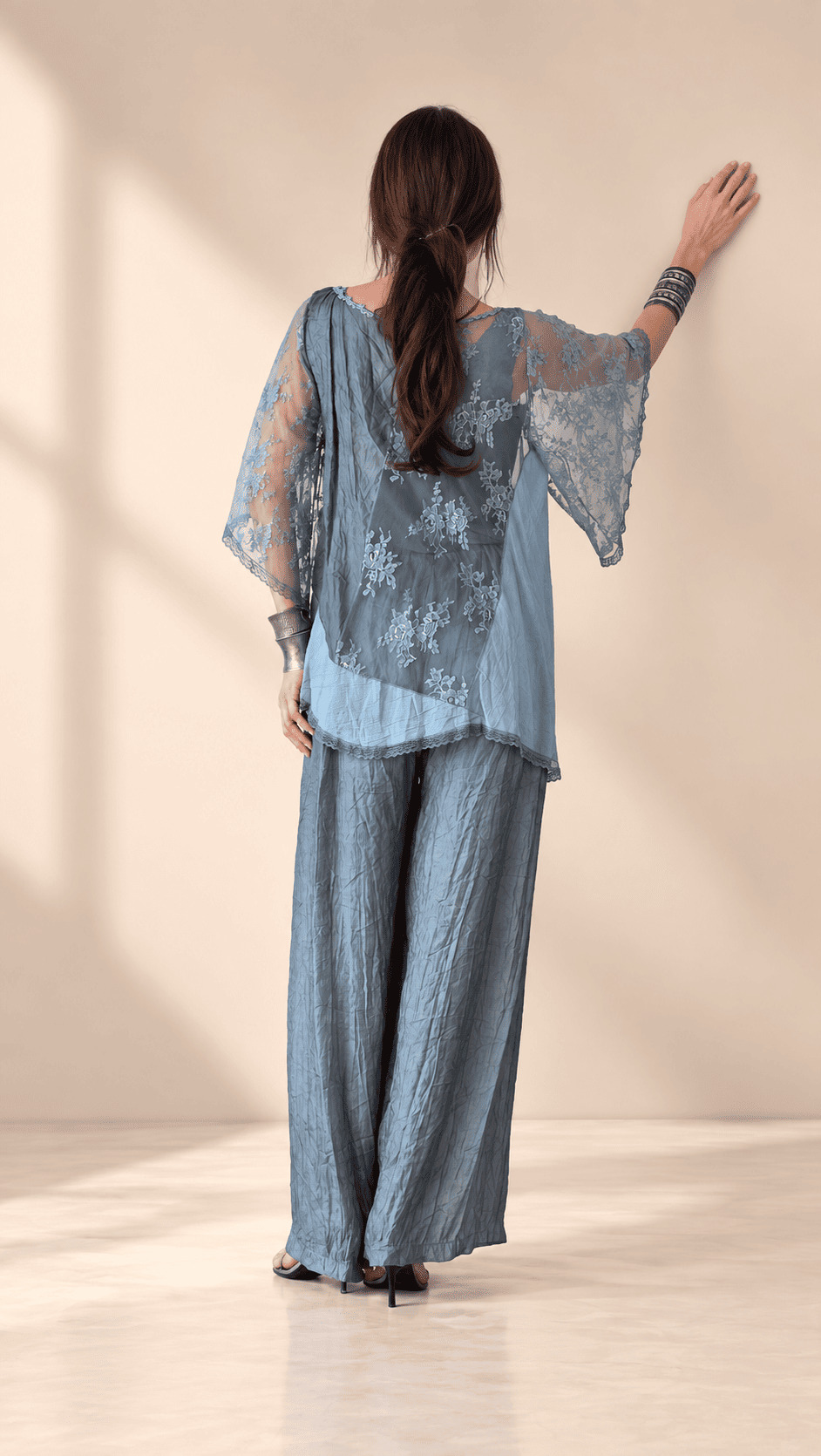 conjunto de calça turquesa - Imagem 3