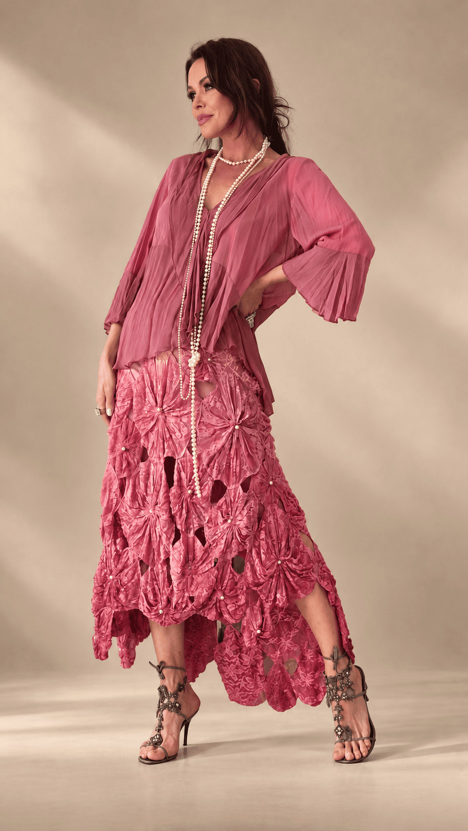 conjunto boho chic saia fuxico