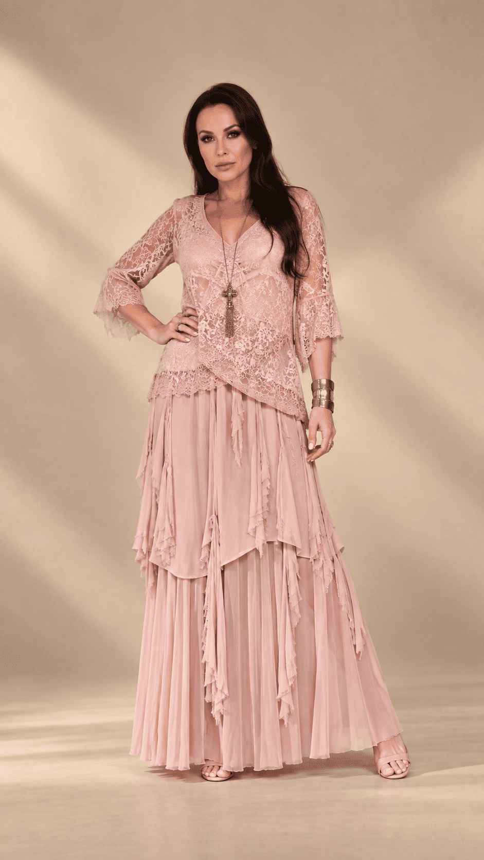 conjunto saia crepe pontas - Imagem 6