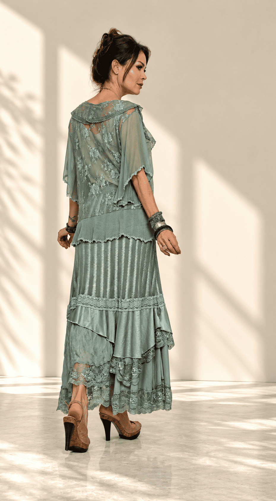 conjunto de saia verde oliva - Imagem 2
