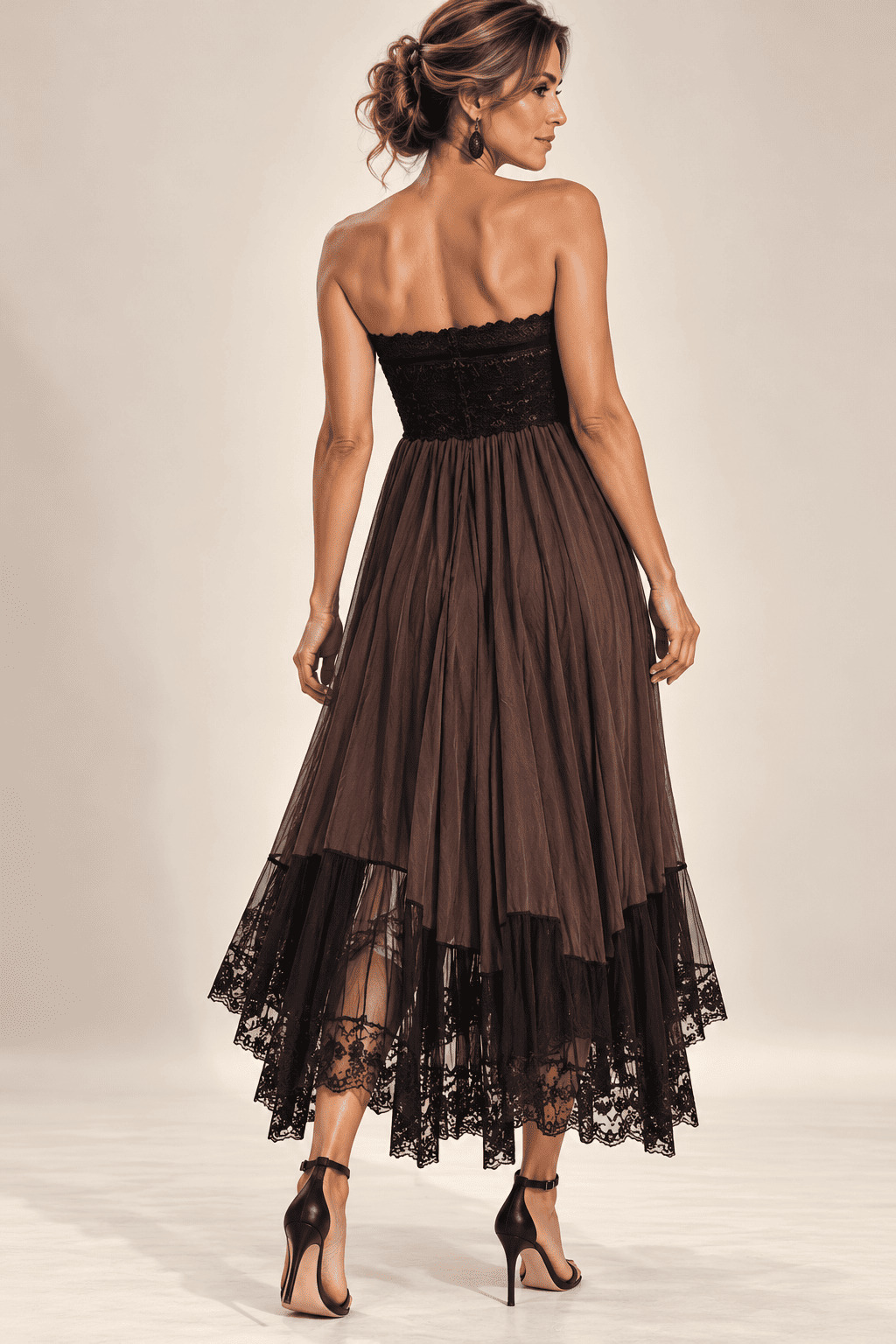 vestido tomara que caia midi - Imagem 3