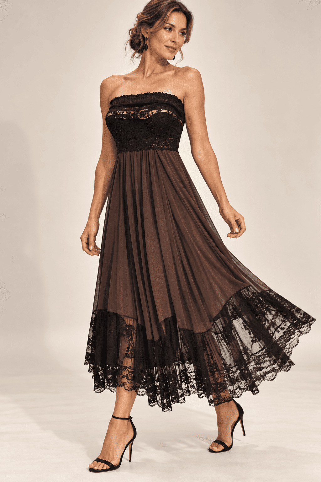 vestido tomara que caia midi - Imagem 2